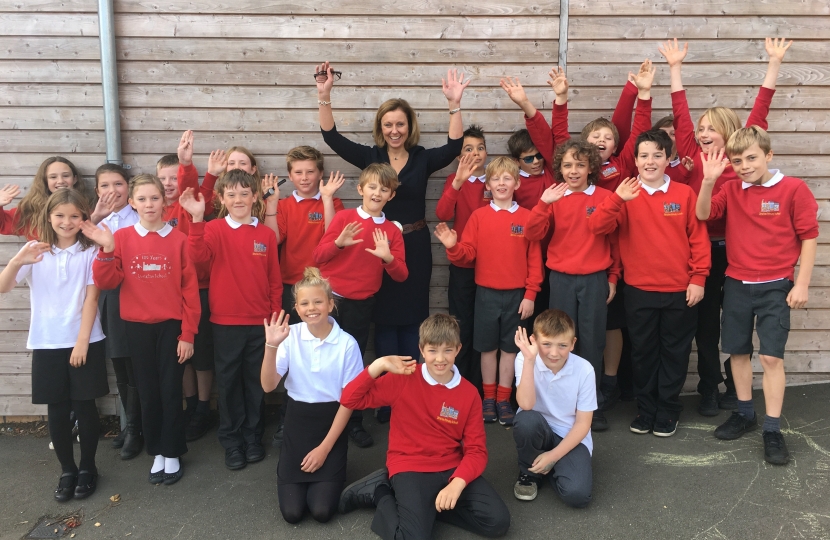 Rachael Hamilton MSP Dirleton Primary School