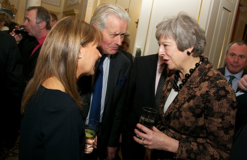 Tim Jackson & Sarah Russell with the Prime Minister