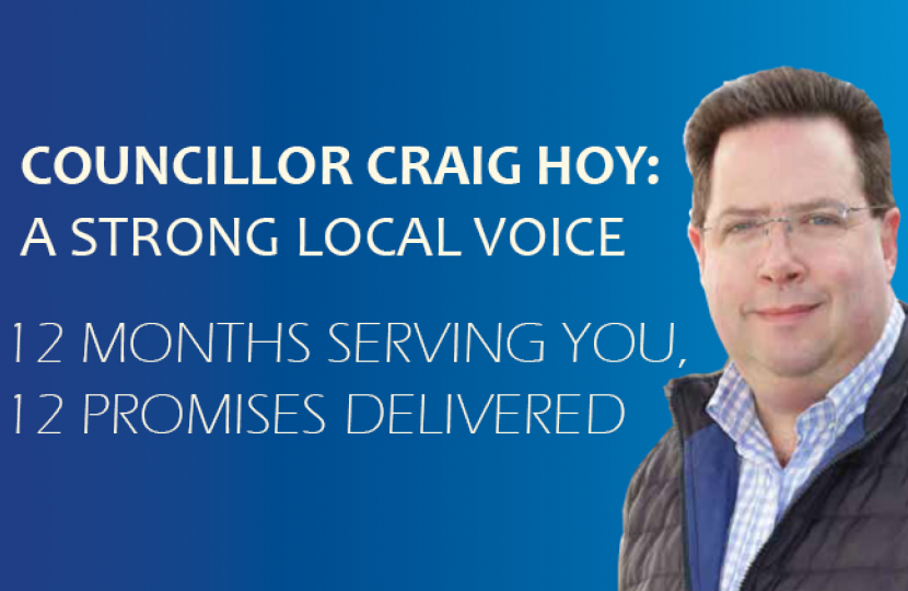 Craig Hoy, Councillor, Haddington