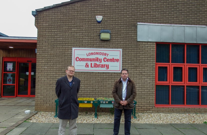 Conservative Councillor Lachlan Bruce and Craig Hoy MSP